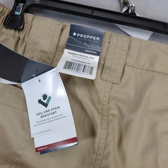 NWT Propper Tactical Beige Cargo Pant Women's 14S Soil Stain Resistant Gorpcore - Picture 3 of 10